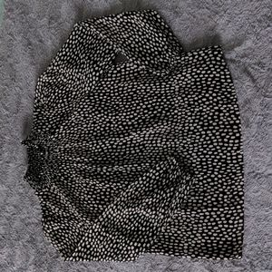 JCrew smock-neck blouse